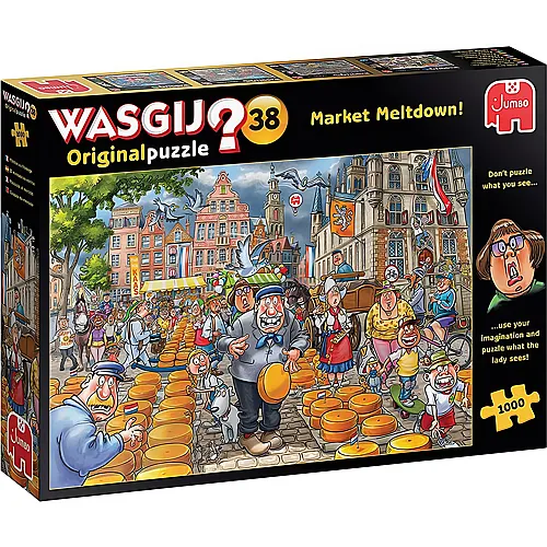 Jumbo Puzzle Original WASGIJ Market Meltdown!