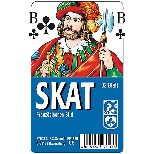Ravensburger Spiele Skat, Franz�sisches Bild, 32 Karten in Klarsicht-Box