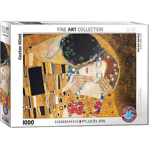 Gustav Klimt: Der Kuss Detail 1000Teile