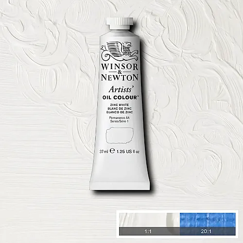 Winsor & Newton W&n Artists' Ölfarbe 37ml Tube Zinkweiss