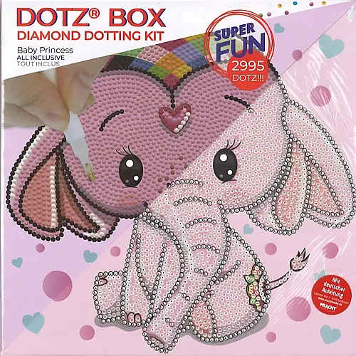Diamond Dotz Baby Elefant - 2995 Teile