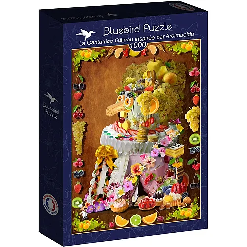 La Cantatrice G�teau inspir�e par Arcimboldo 1000Teile