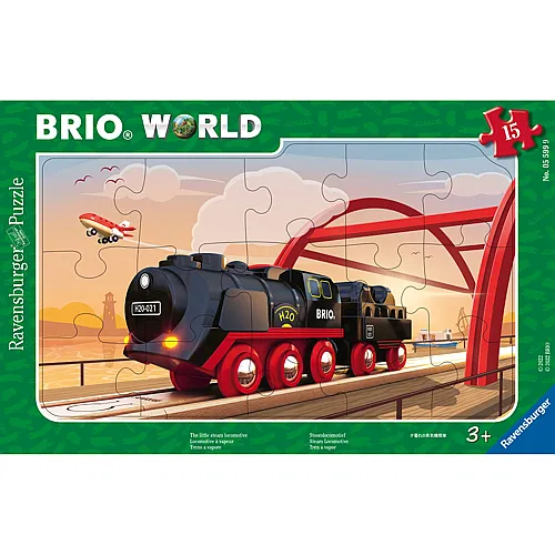 Ravensburger Puzzle Dampflokomotive Brio World - 15 Teile