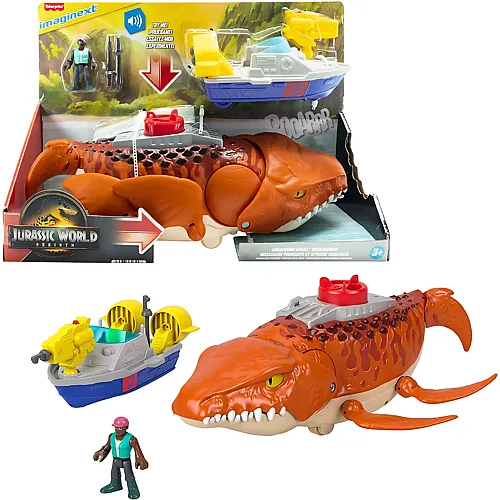 Imaginext Jurassic World Wasserj�ger-Mosasaurus