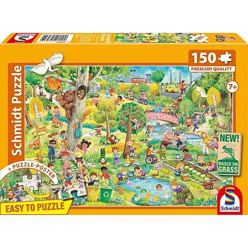 Schmidt Puzzle Spiel, Spa� und Umweltschutz - 150 Teile