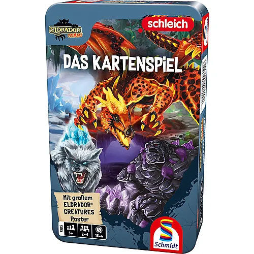 Eldrador, Das Kartenspiel in Metalldose