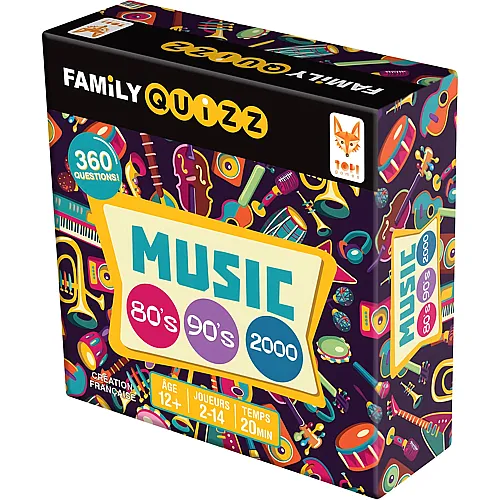Topi Games Family Quizz Musique Annee 80 & 90 - Fran�ais