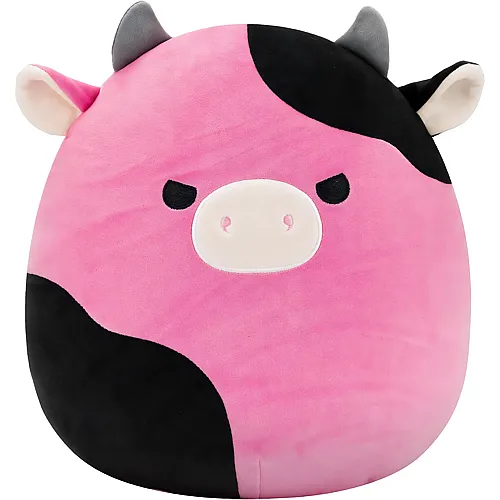 Squishmallows Pl�sch Pollyanna die Kuh Schwarz/Pink (30cm)