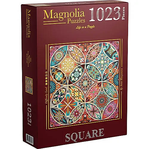 Magnolia Puzzle Mandala - 1023 Teile