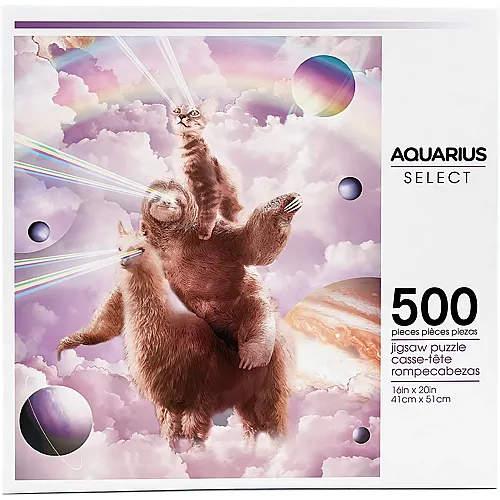 Aquarius Puzzle Random Galaxy Laser Eyes (500Teile)