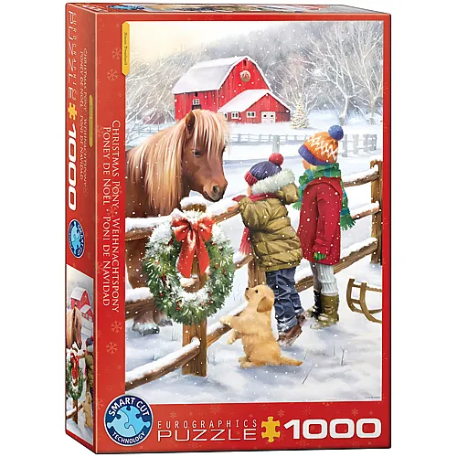 Eurographics Puzzle Weihnachtspony - 1000 Teile