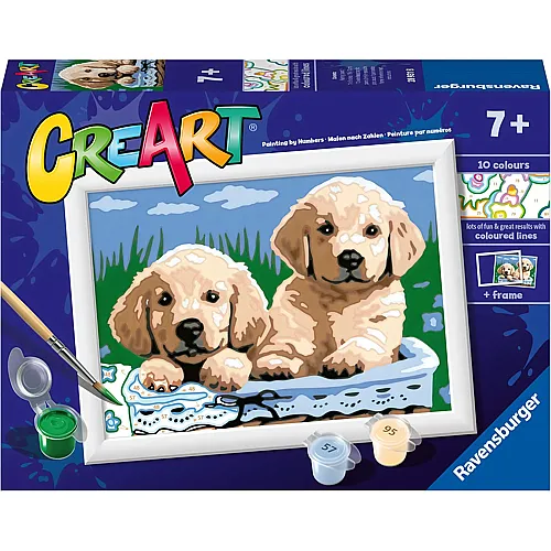 Ravensburger CreArt Cute Puppies