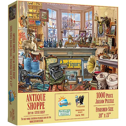 SunsOut Puzzle Steve Crisp Antique Shoppe - 1000 Teile