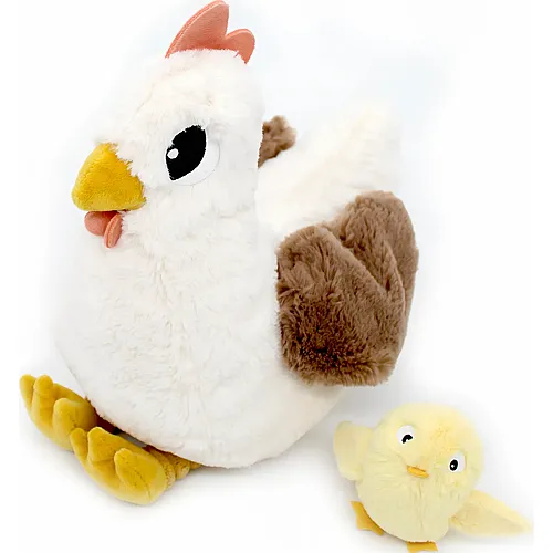 Les D�glingos Pioupiou Hen Mom & Baby White