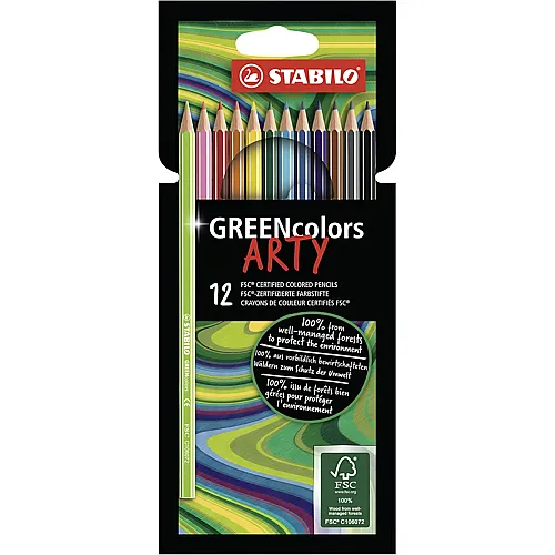 Stabilo GREENcolors ARTY - 12 Teile