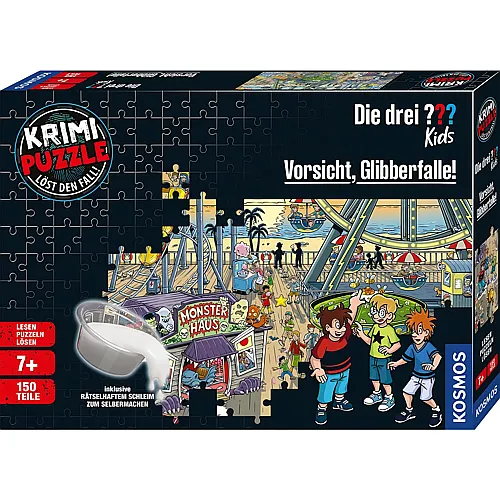 Kosmos Die drei ??? Kids Vorsicht, Glibberfalle! (150Teile)
