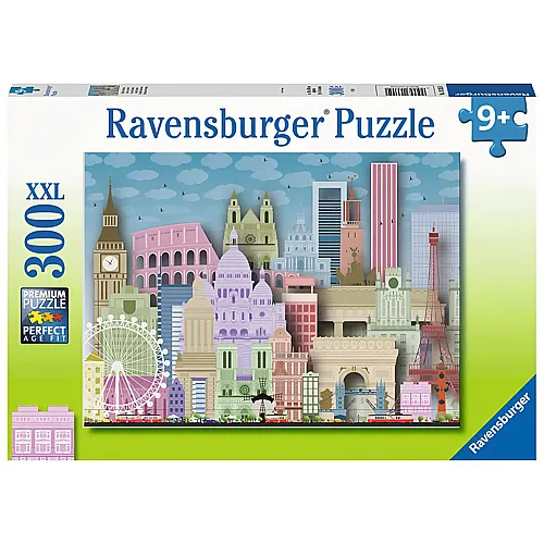 Ravensburger Puzzle Buntes Europa (300XXL)