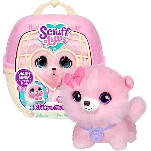 Moose Toys Scruff-A-Luvs Pet pink Little Live Pets, Überraschungs-Tier,