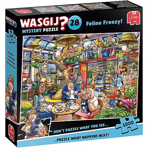 WASGIJ Mystery Feline Frenzy 1000Teile