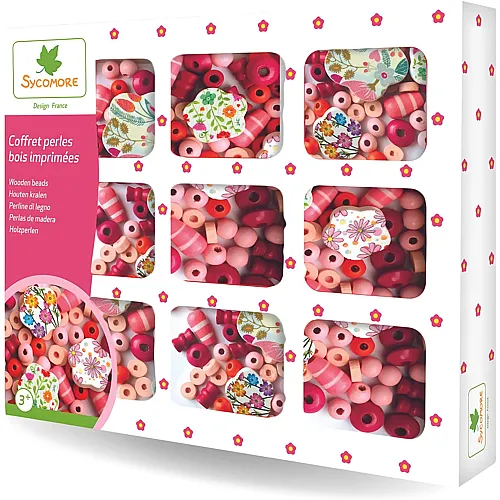 Sycomore Coffret Perles Bois Imprimees (fr-de-it)
