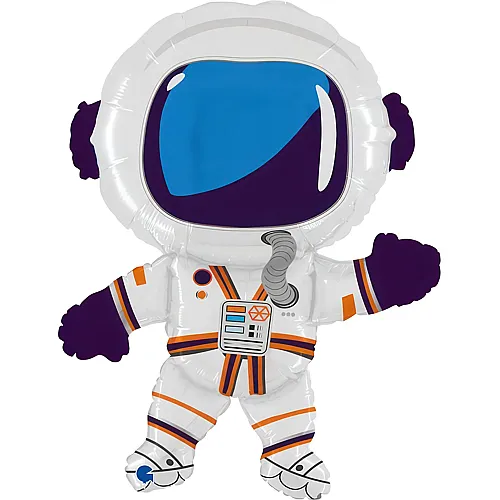 Grabo Folienballon winkender Astronaut 71 cm einzeln verp