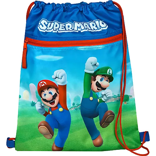 Undercover Super Mario Turnbeutel mit Reissverschluss