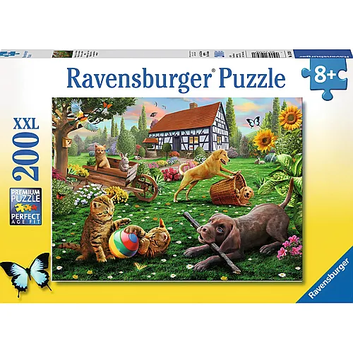 Ravensburger Puzzle Entdecker auf vier Pfoten (200XXL)