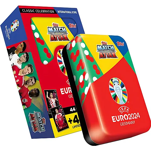 Topps Match Attax Official Euro 2024 Mega Tin International Icons