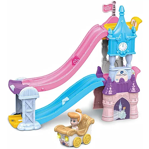 Das verzauberte Schloss mit Aschenputtel-Hochzeitskutsche