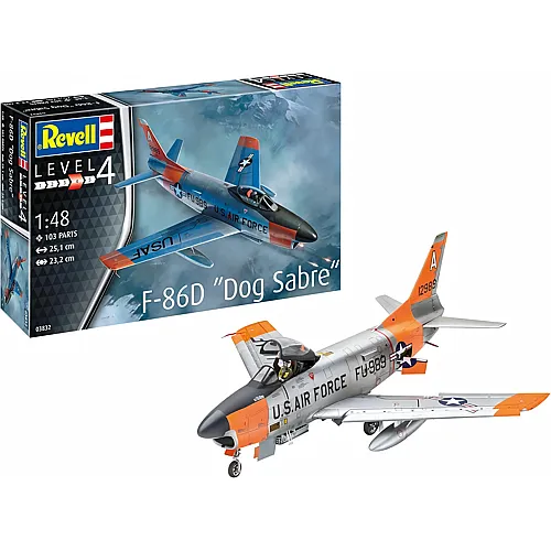 Revell Level 4 Modellbausatz F-86D Dog Sabre