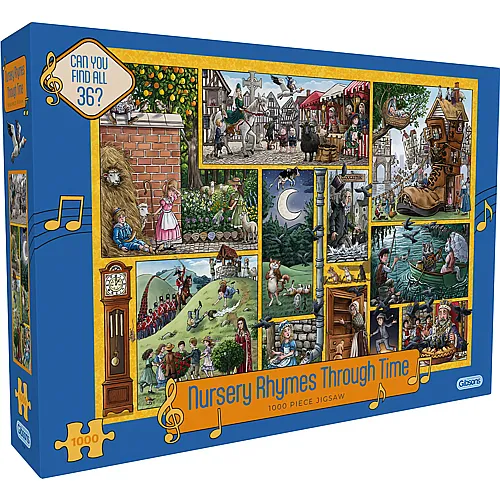 Gibsons Puzzle Kinderreime im Wandel der Zeit - 1000 Teile