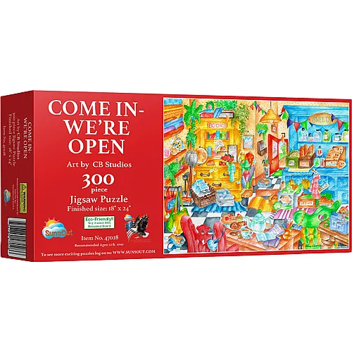SunsOut Puzzle CB Studios Come in - We're open - 300 Teile