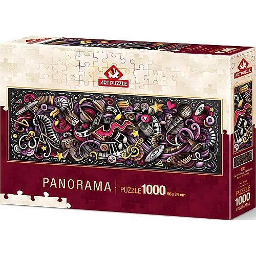 Art Puzzle Panorama The Elements of the Rhythm - 1000 Teile