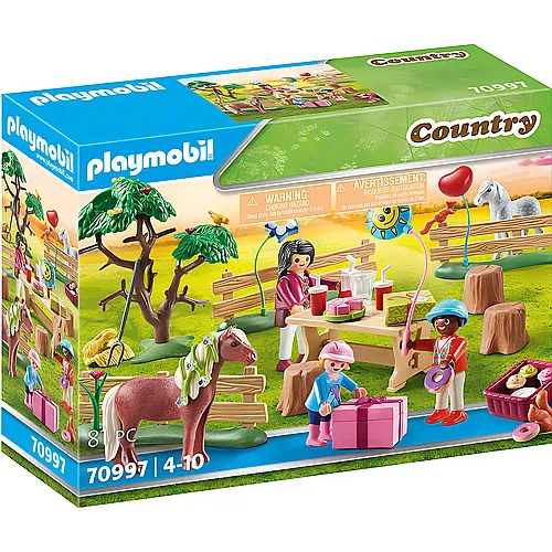 PLAYMOBIL Country Kindergeburtstag auf dem Ponyhof (70997)