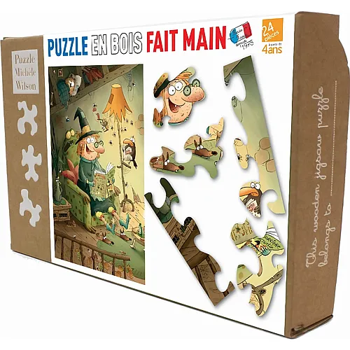 Puzzle Mich�le Wilson Valerie Michaut - Gorbine & Monstrocalm - 24 Teile
