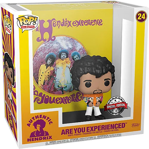 Funko POP! Albums: Jimi Hendrix - Are You Experienced - -Exklusiv - Vinyl-Sammelfigur - Geschenkidee - Offizielle