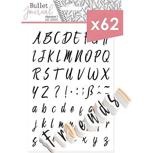 Aladine Bullet Journal Stempel Alphabet 1