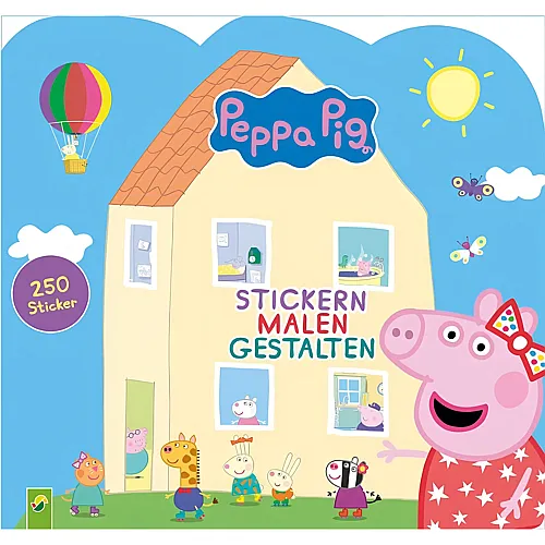 Schwager & Steinlein Peppa Pig Stickern Malen Gestalten