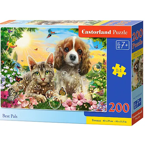 Castorland Puzzle Best Pals - 200 Teile