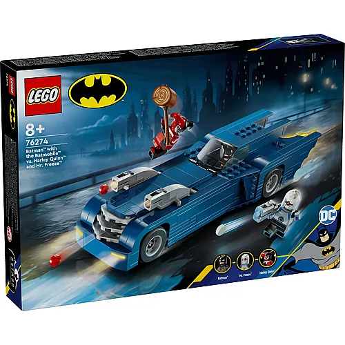 LEGO DC Universe Super Heroes Batman im Batmobil vs. Harley Quinn und Mr. Freeze (76274)
