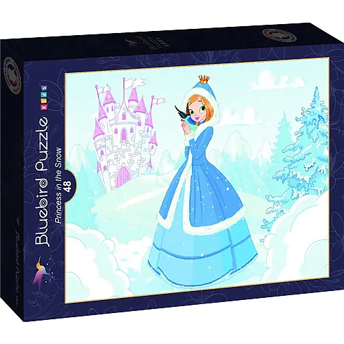 Bluebird Puzzle Prinzessin im Schnee - 48 Teile