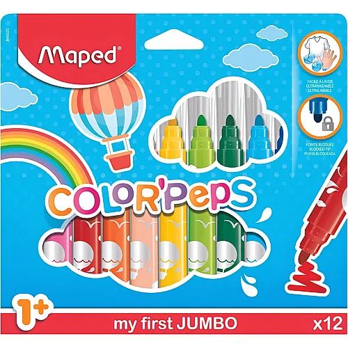Maped Filzstifte Color Peps Maxi 12er