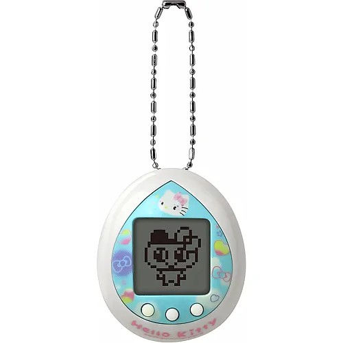 Bandai Tamagotchi Nano - Hello Kitty Blaue Version - Interaktives Tamagotchi-Tier - Kleines Nano-Format - Virtuelles