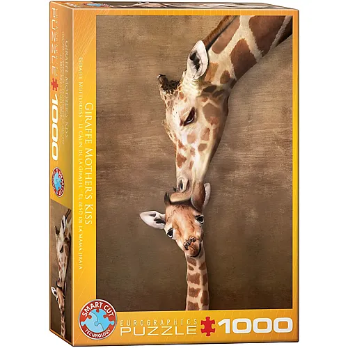 Mutter- und Babygiraffe 1000Teile