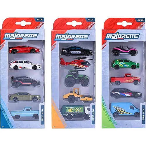 Majorette 5er Set Street Cars - 1:64