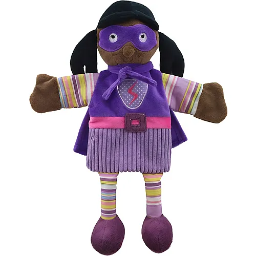 The Puppet Company Story Tellers Superheld Lila Outfit (38cm)