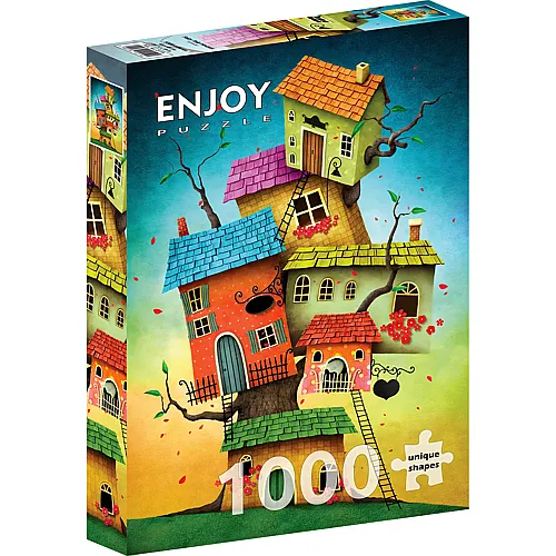 Enjoy Puzzle Fairy Tale Houses - 1000 Teile