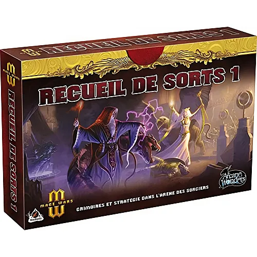 Asmodee Mage Wars Recueil DE Sorts 1 - Fran�ais
