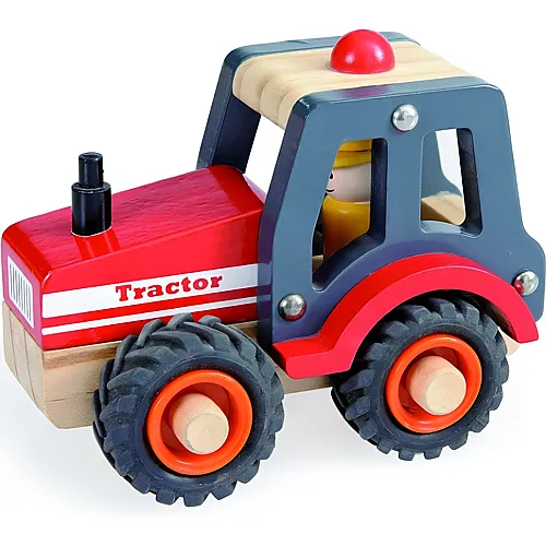 Traktor aus Holz
