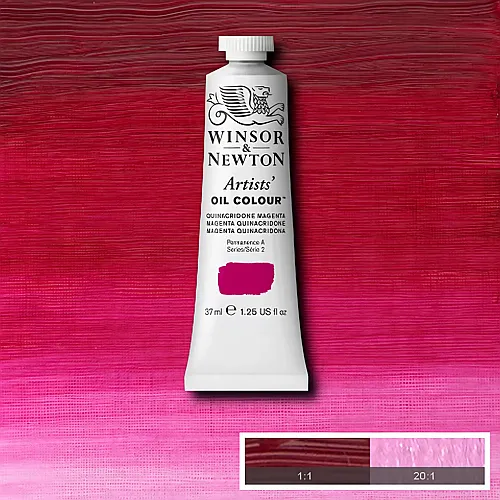 Winsor & Newton W&n Artists' Ölfarbe 37ml Tube Chinacridon Magenta